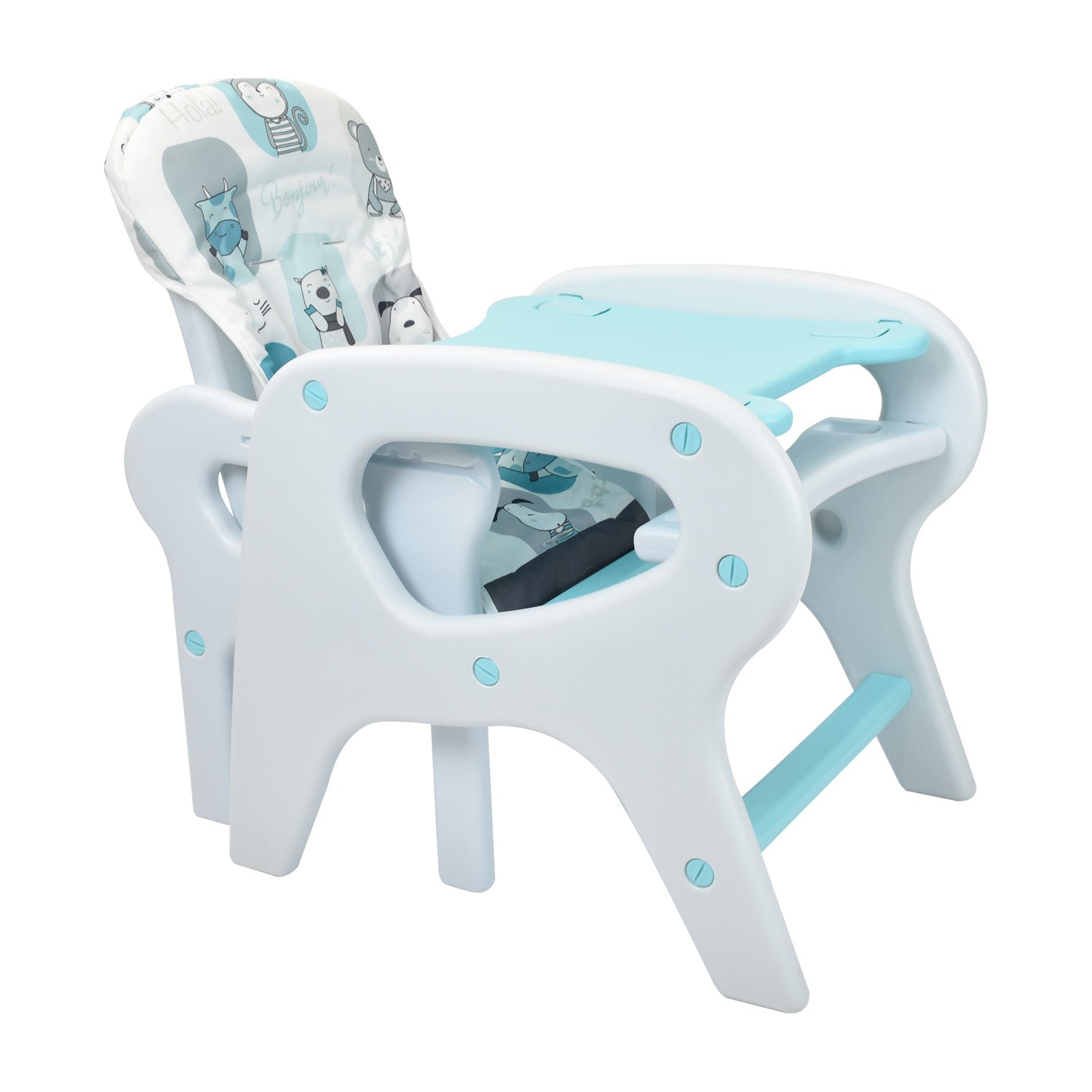 Comedor Bebe Escritorio PCM-10 Animals Azul Priori