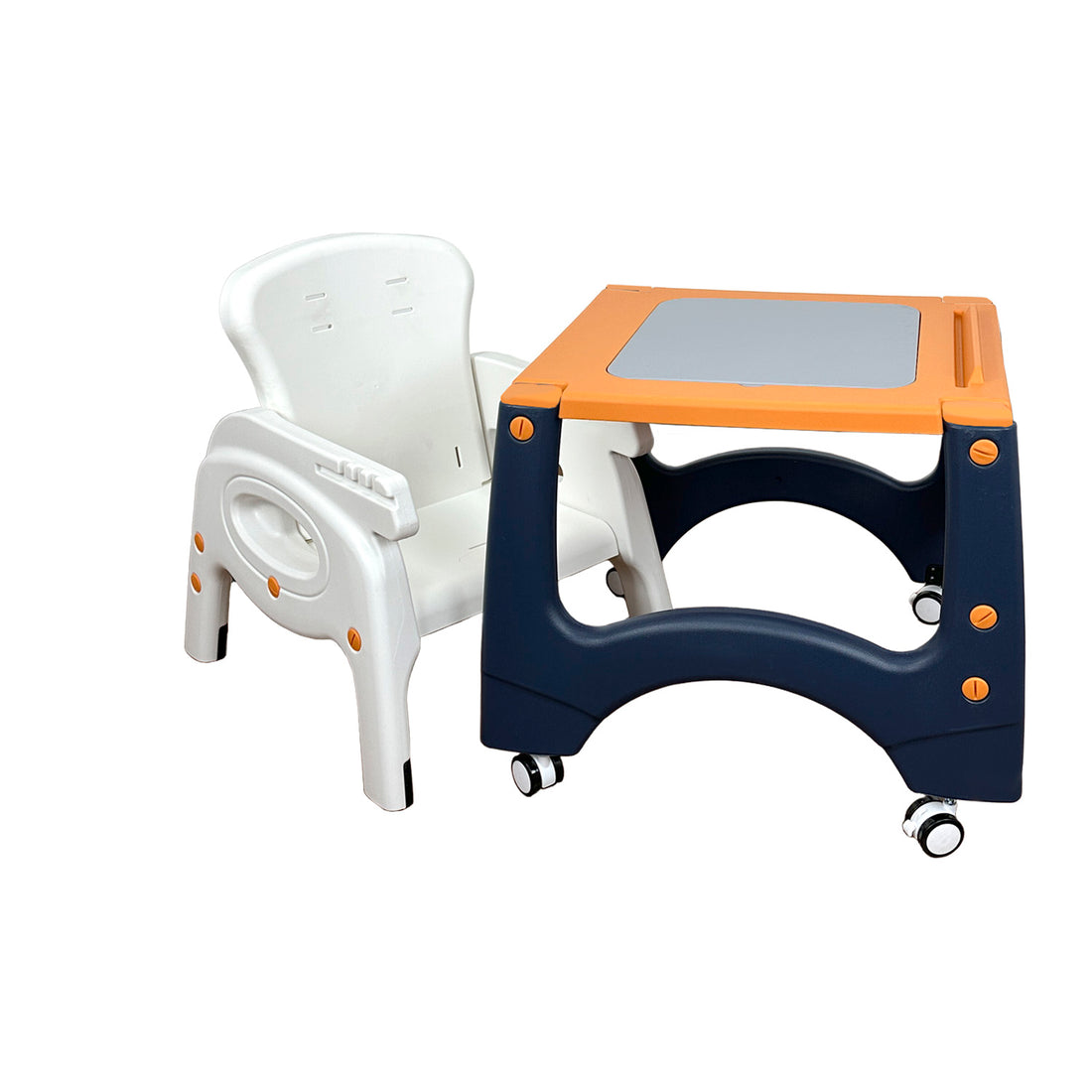 Silla Comedor Bebe Duna Happy Baby Azul