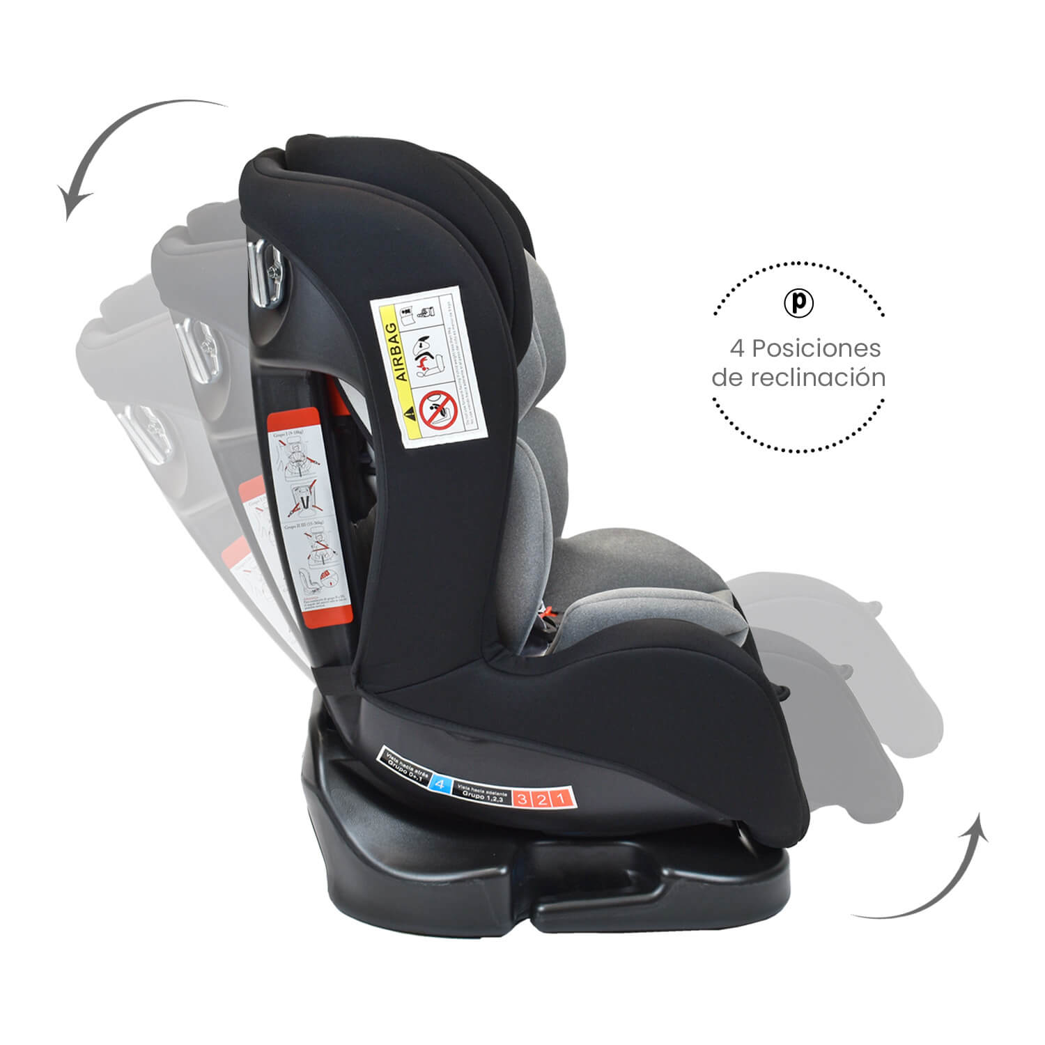Silla para carro bebé Priori Prix Negro