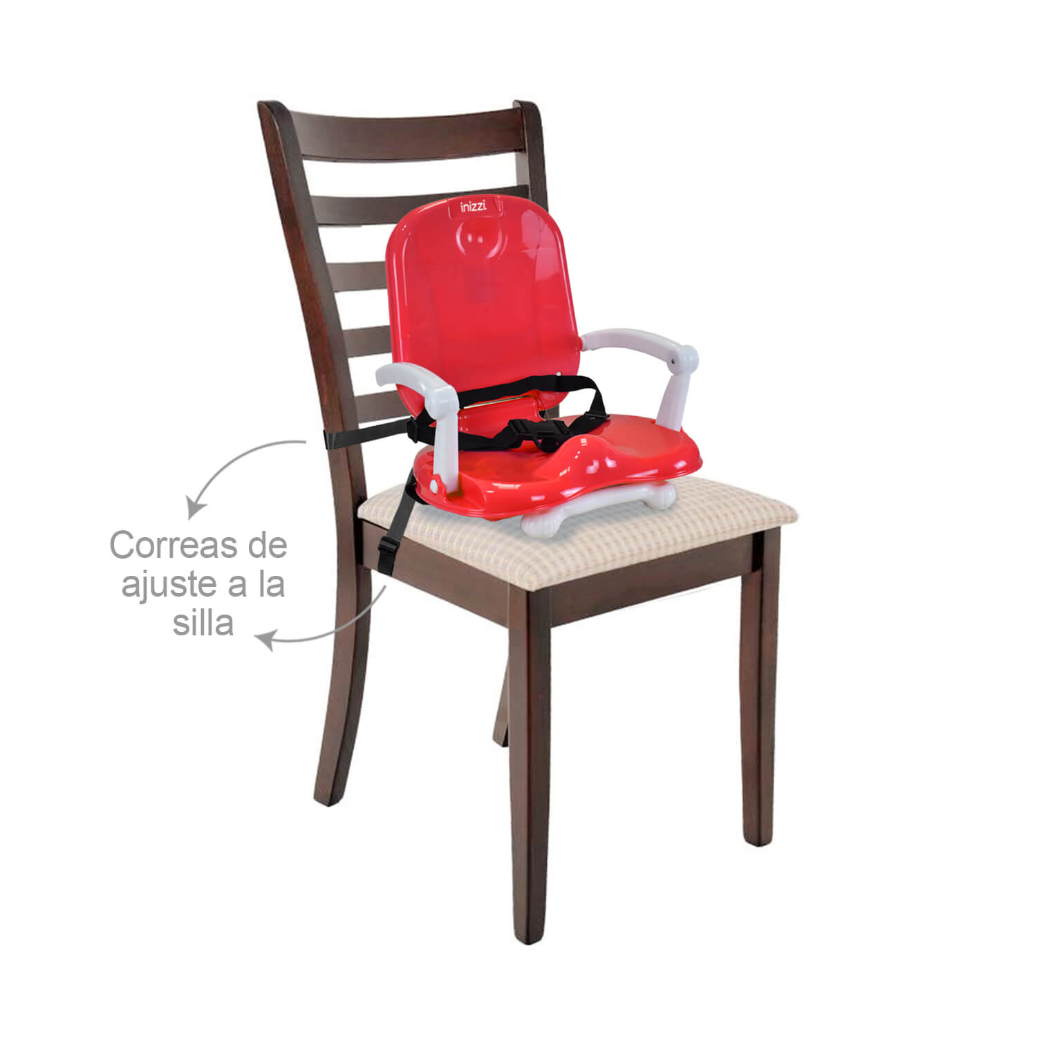 Silla Comerdor Booster Inizzi Sundell Rojo