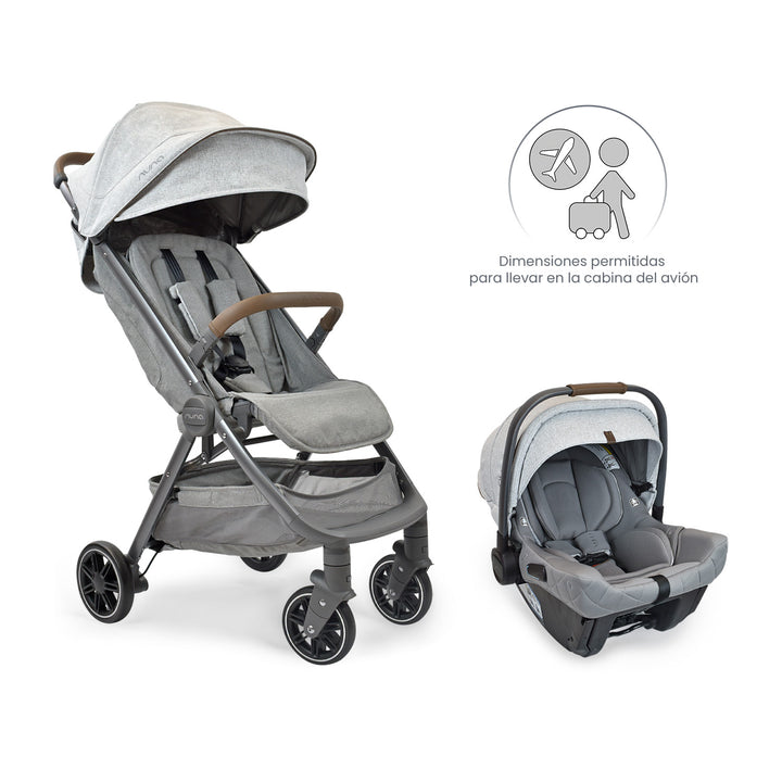 Coche Bebe Nuna Ultracompacto + Portabebe Curated