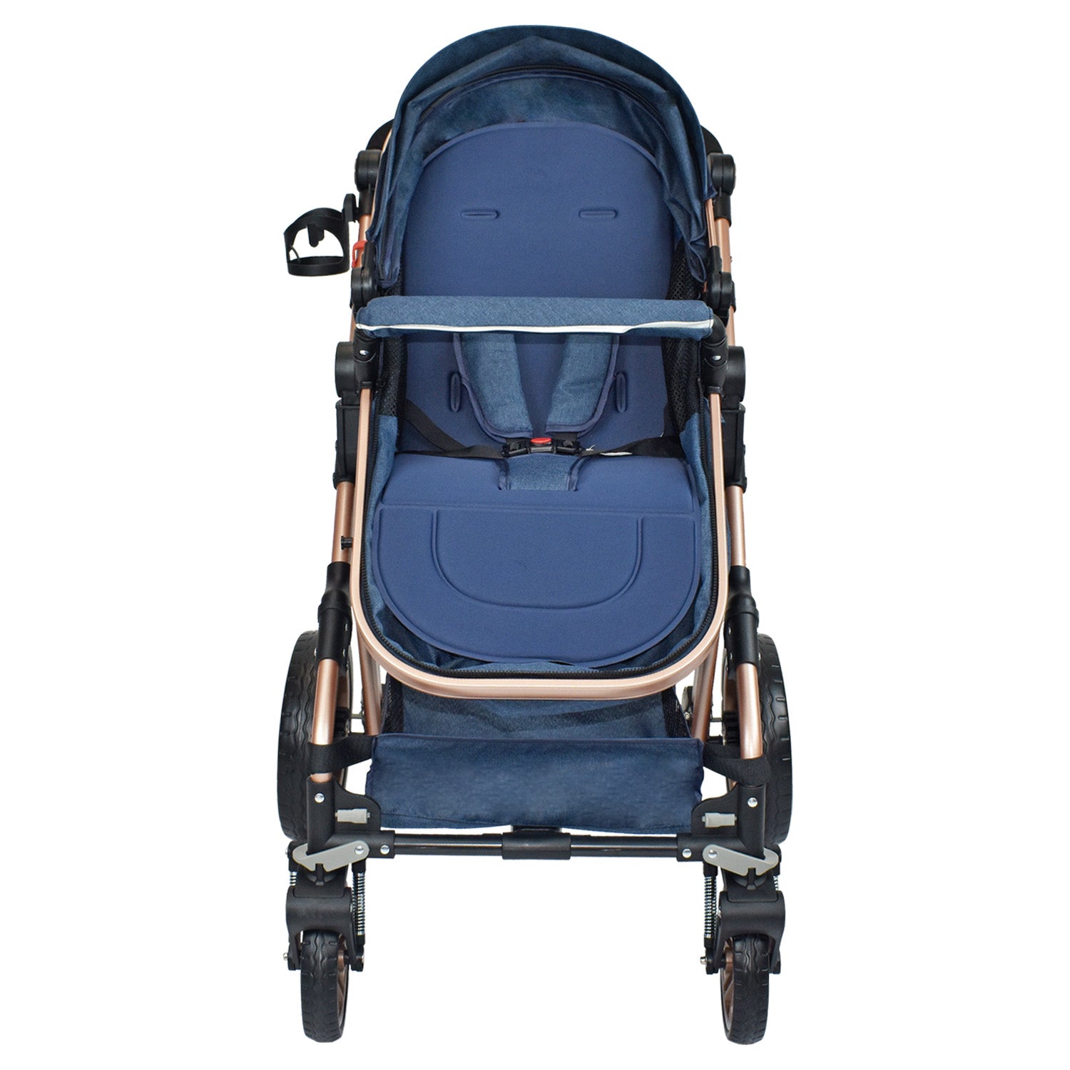 Coche Bebe Moises Alizze Happy Baby Azul