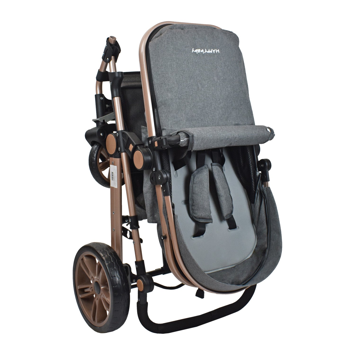 Coche Bebe Travel System  Alizze Happy Baby Gris