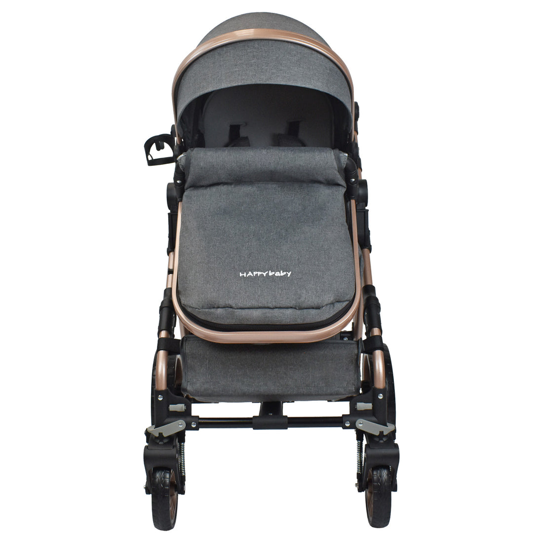 Coche Bebe Travel System  Alizze Happy Baby Gris