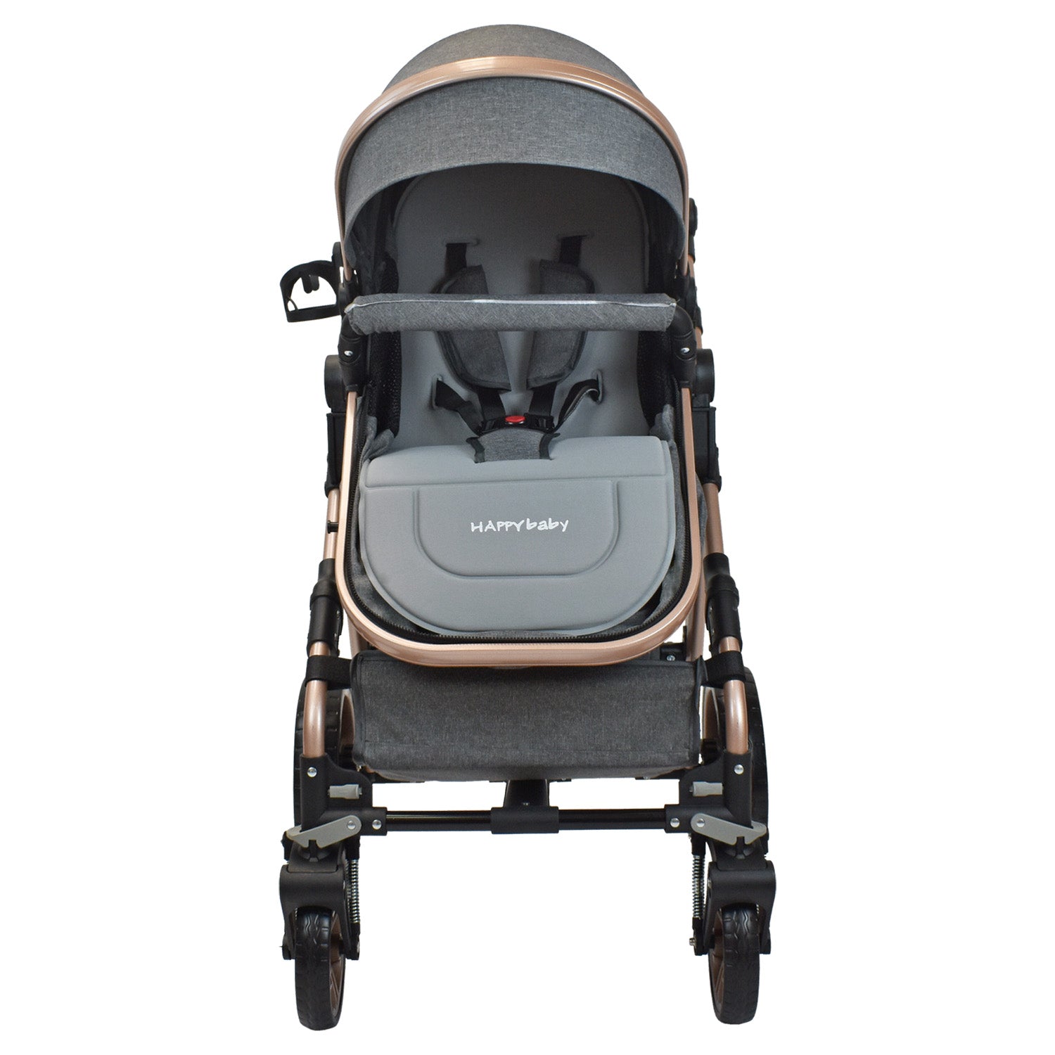 Coche Bebe Travel System  Alizze Happy Baby Gris