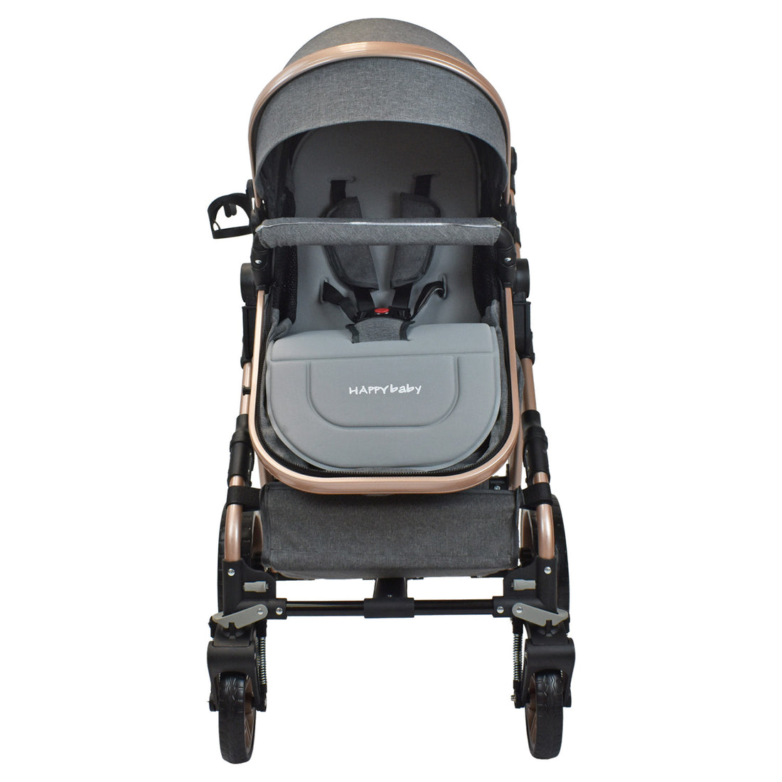 Coche Bebe Travel System  Alizze Happy Baby Gris