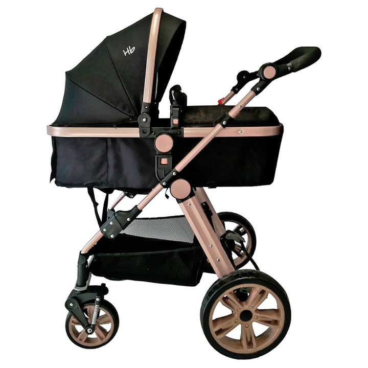 Coche Bebe Moises Alizze Happy Baby Negro