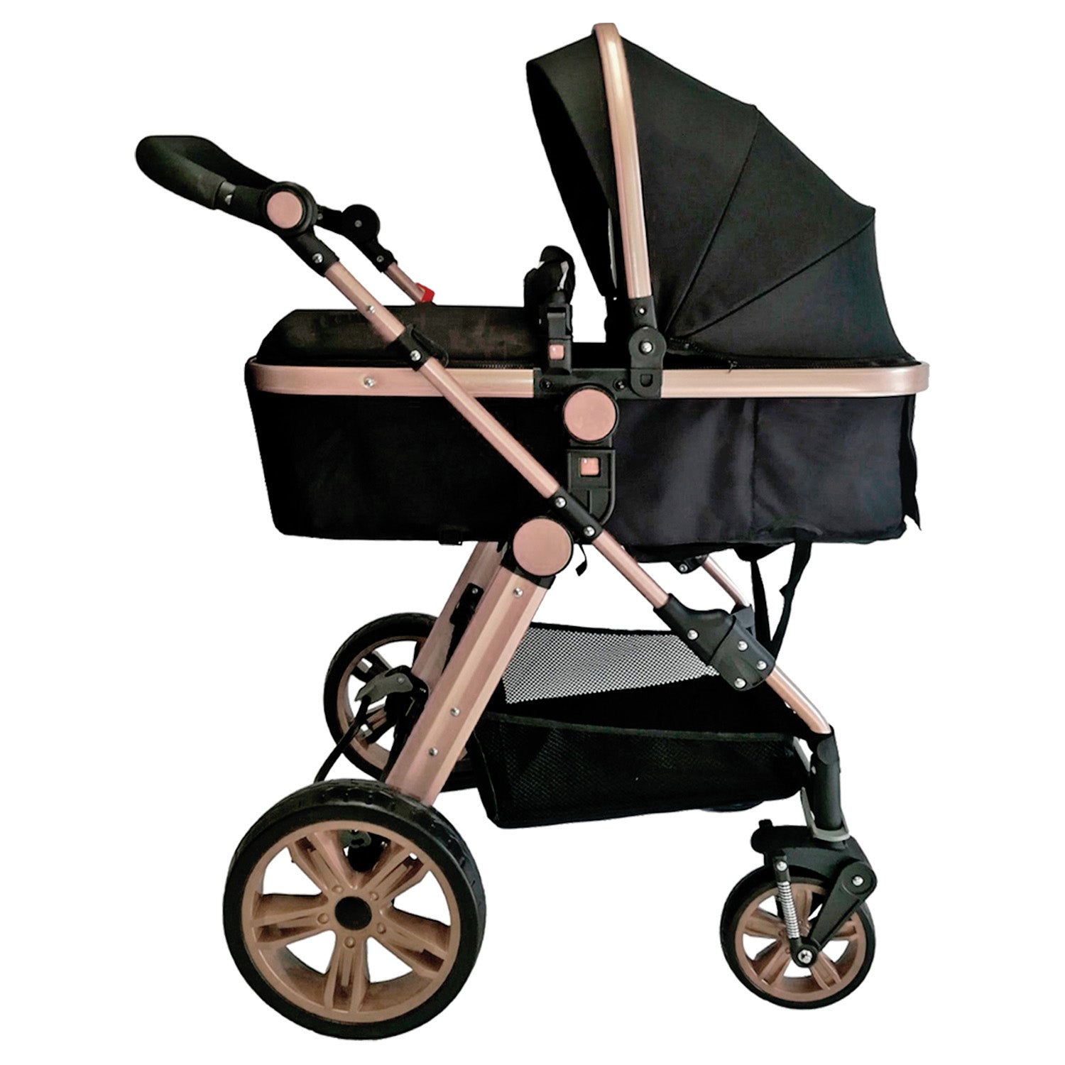 Coche Bebe Moises Alizze Happy Baby Negro