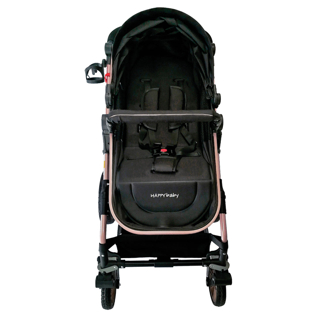 Coche Bebe Moises Alizze Happy Baby Negro