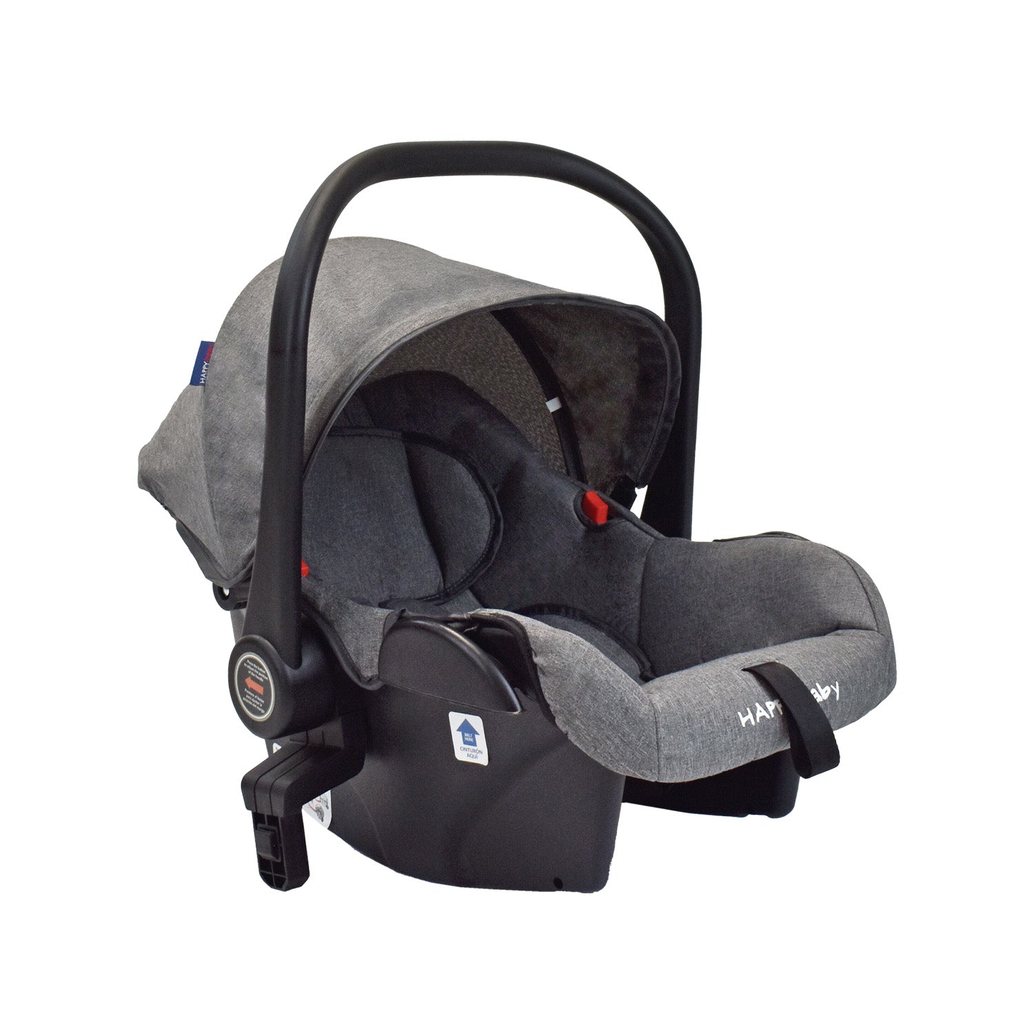 Coche Bebe Travel System  Alizze Happy Baby Gris