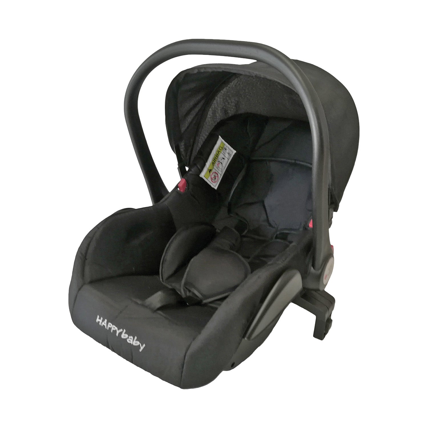 Coche Bebe Moises Alizze Happy Baby Negro con Portabebe