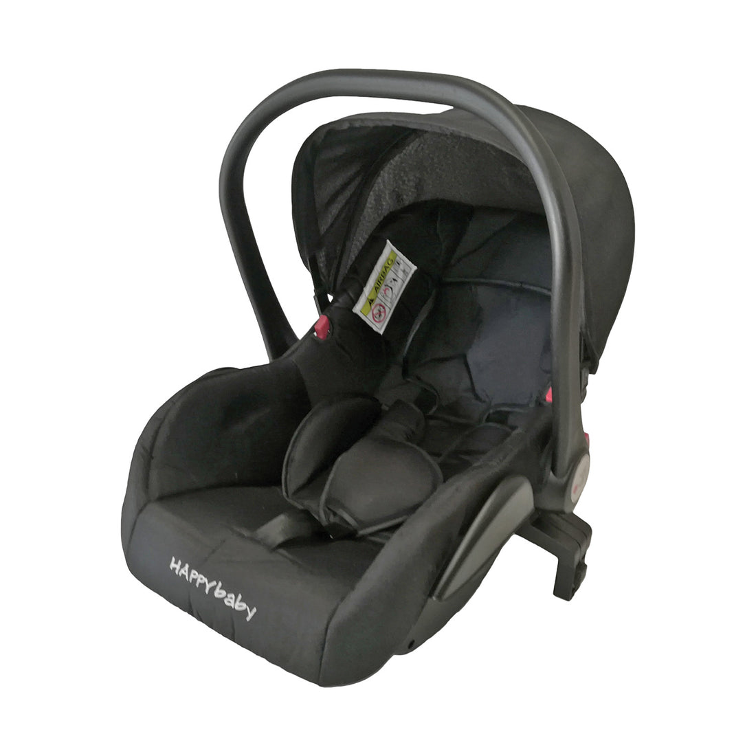 Coche Bebe Moises Alizze Happy Baby Negro con Portabebe