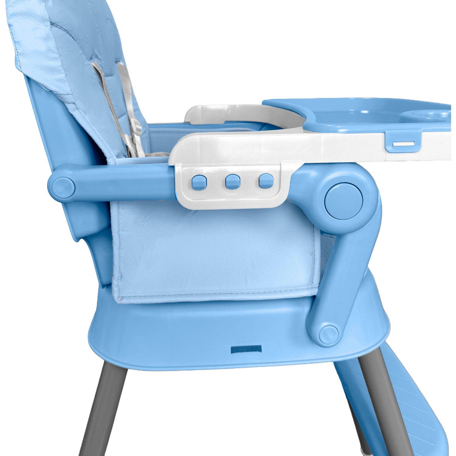 Silla Comedor 3 en 1 bebé America Happy Baby Azul