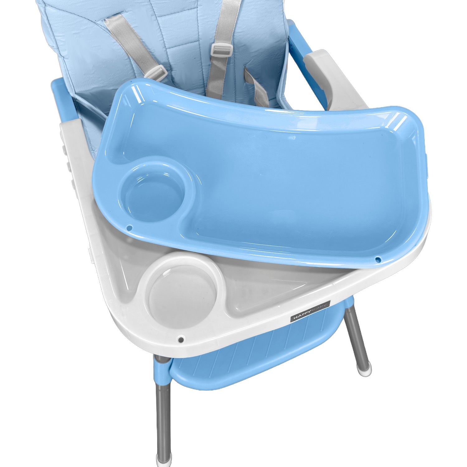 Silla Comedor 3 en 1 bebé America Happy Baby Azul