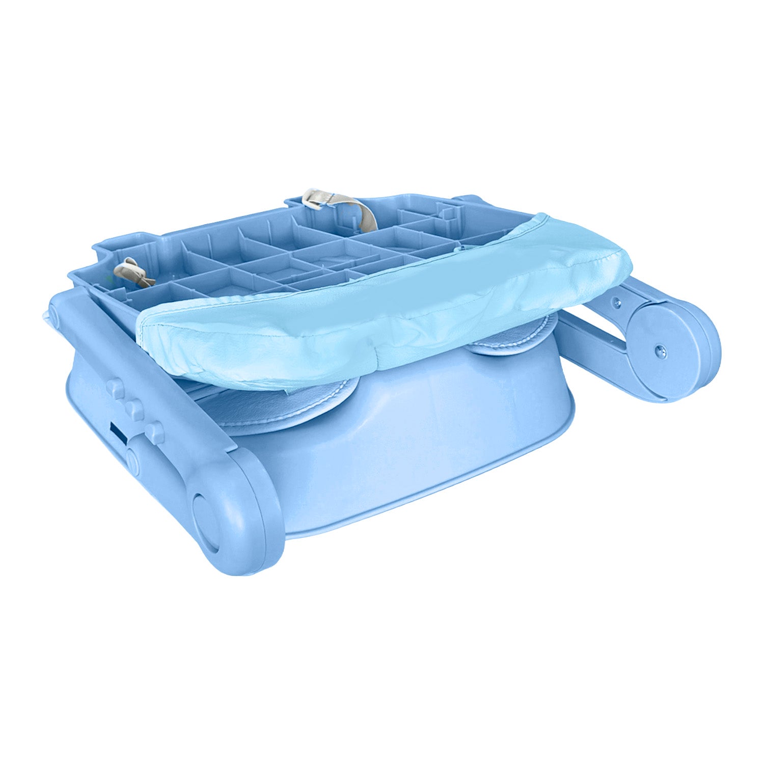 Silla Comedor 3 en 1 bebé America Happy Baby Azul