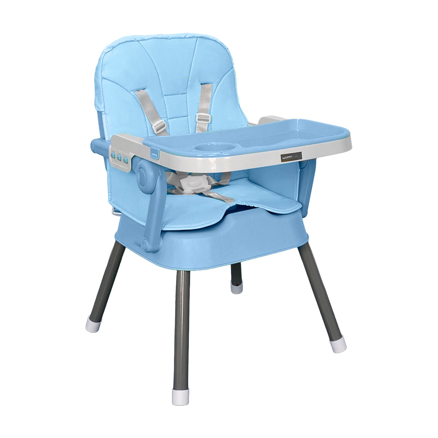 Silla Comedor 3 en 1 bebé America Happy Baby Azul