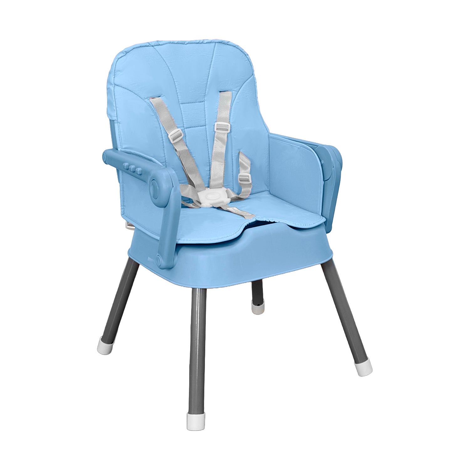 Silla Comedor 3 en 1 bebé America Happy Baby Azul