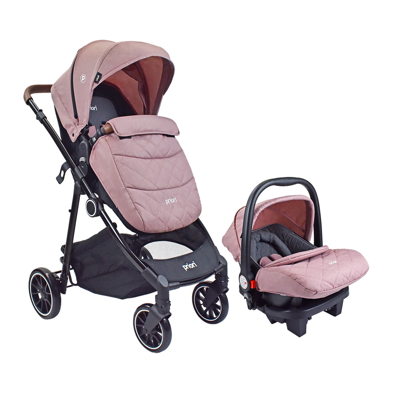 Coche bebé Priori Aria Ts Rosa