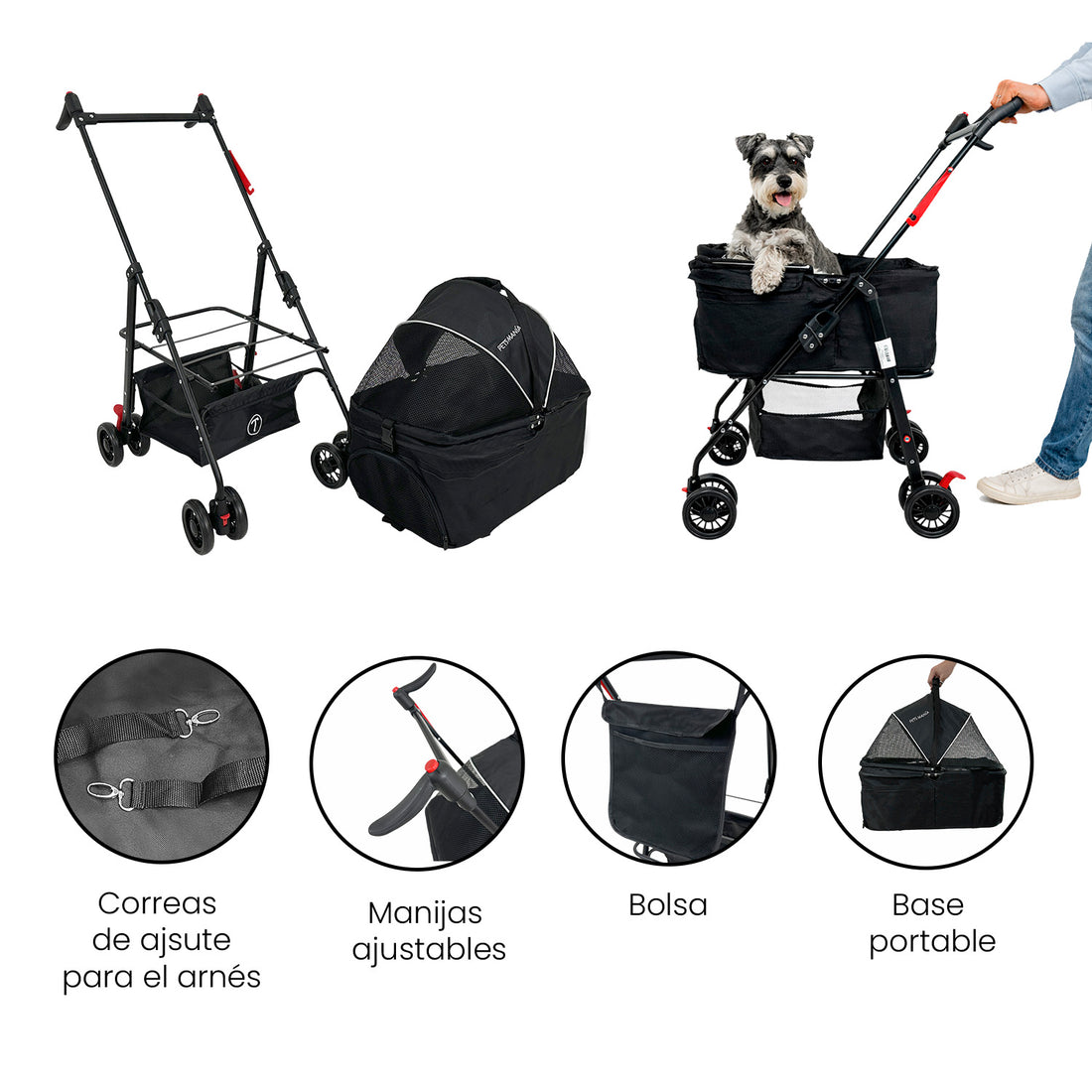 Coche Para Mascotas Rufus Petsmania