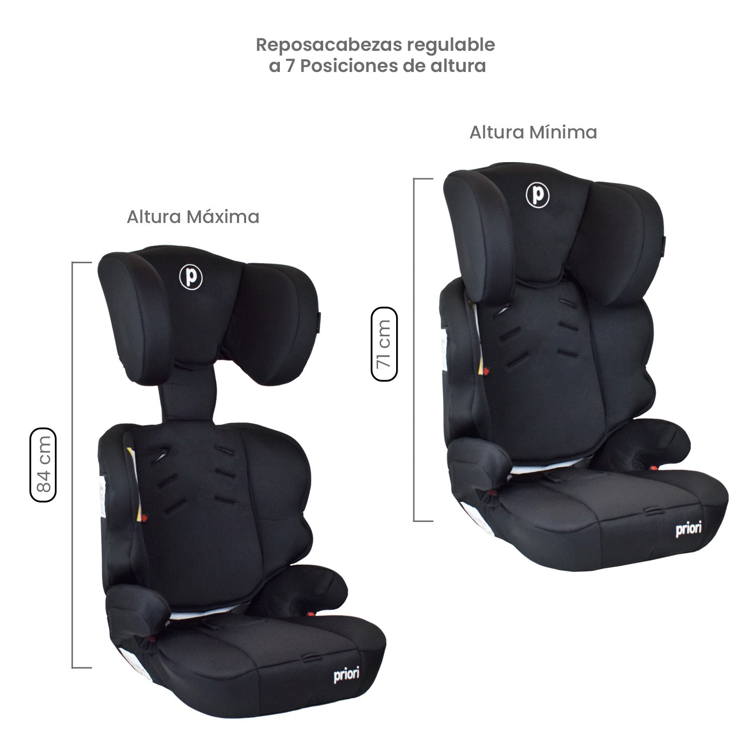 Silla Carro Bebe Priori Thunder Negro