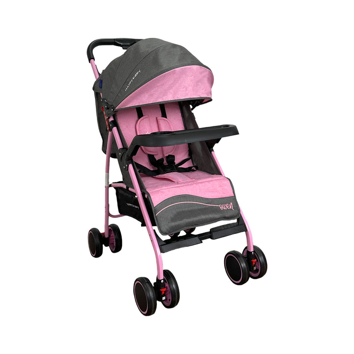 Coche Paseador Owen Happy Baby Rosado