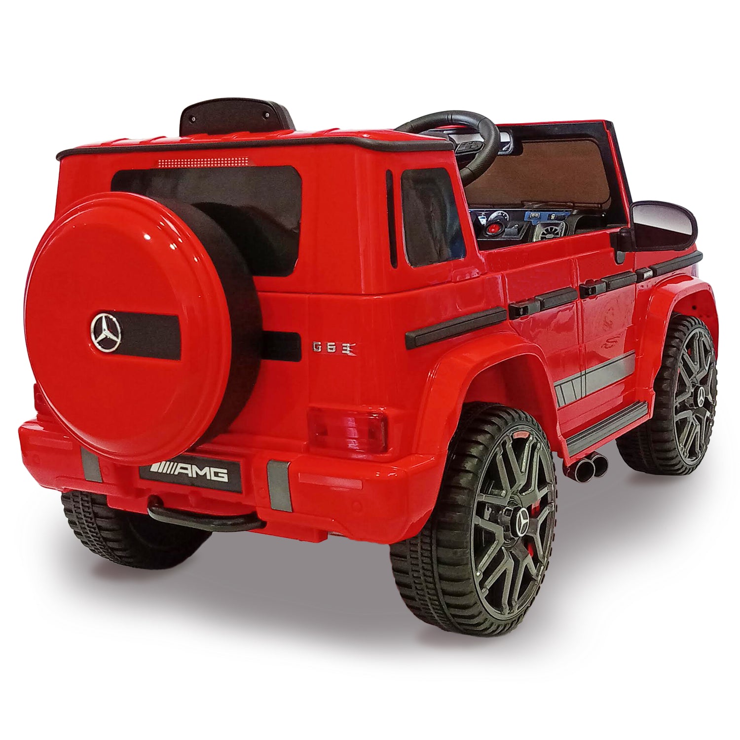 Carro montable con control Mercedes Benz Rojo LQ003