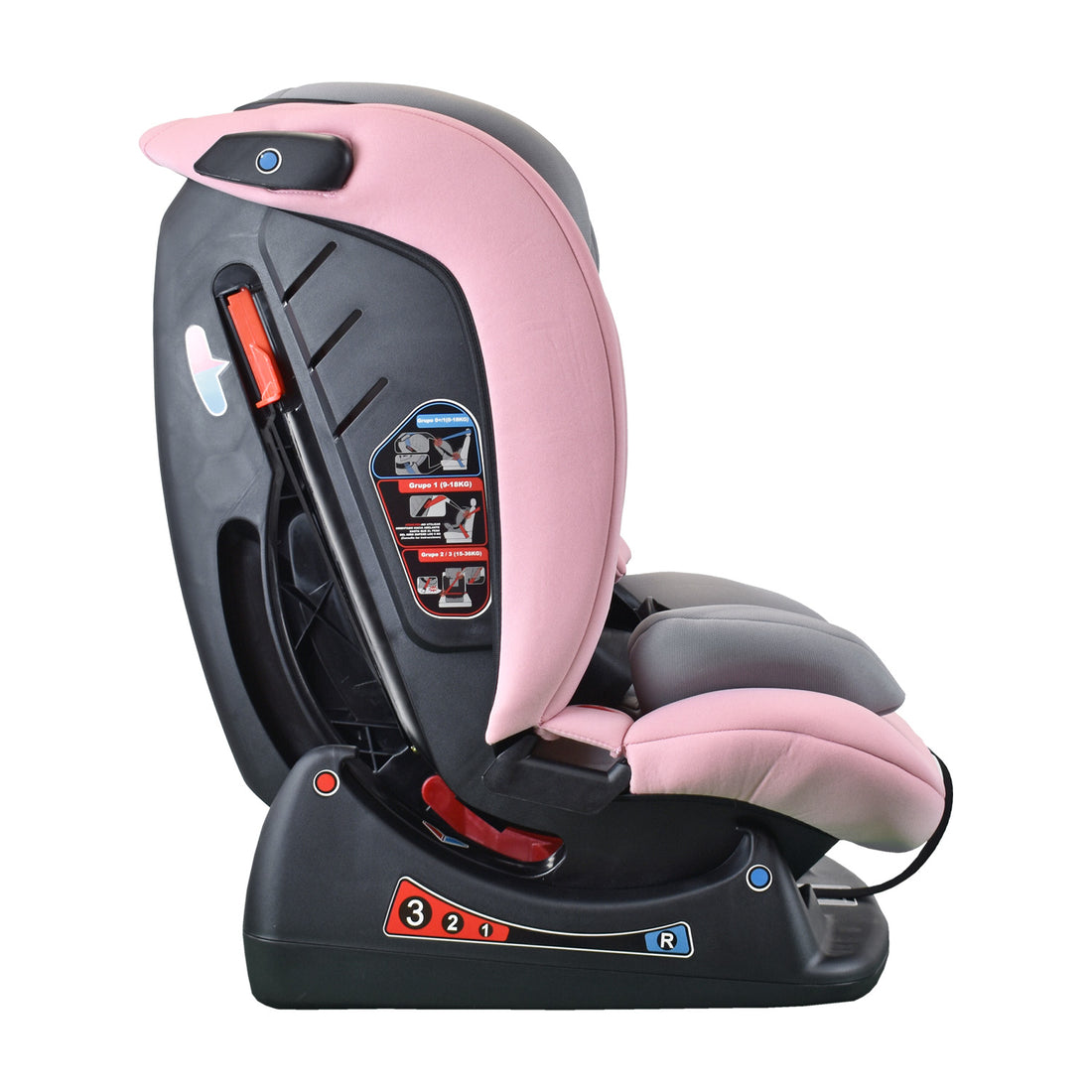 Silla Carro Bebe Priori Zen Rosado