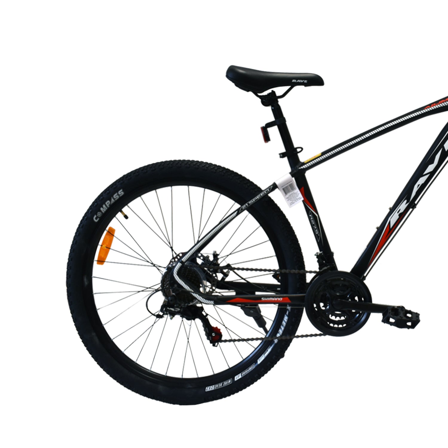 Bicicleta Rave Negro MTB Aro 27.5" de 21 Velocidades