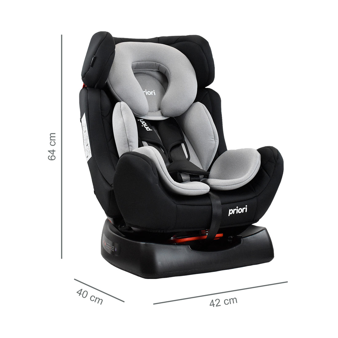 Silla Carro Bebe Focus Priori Gris