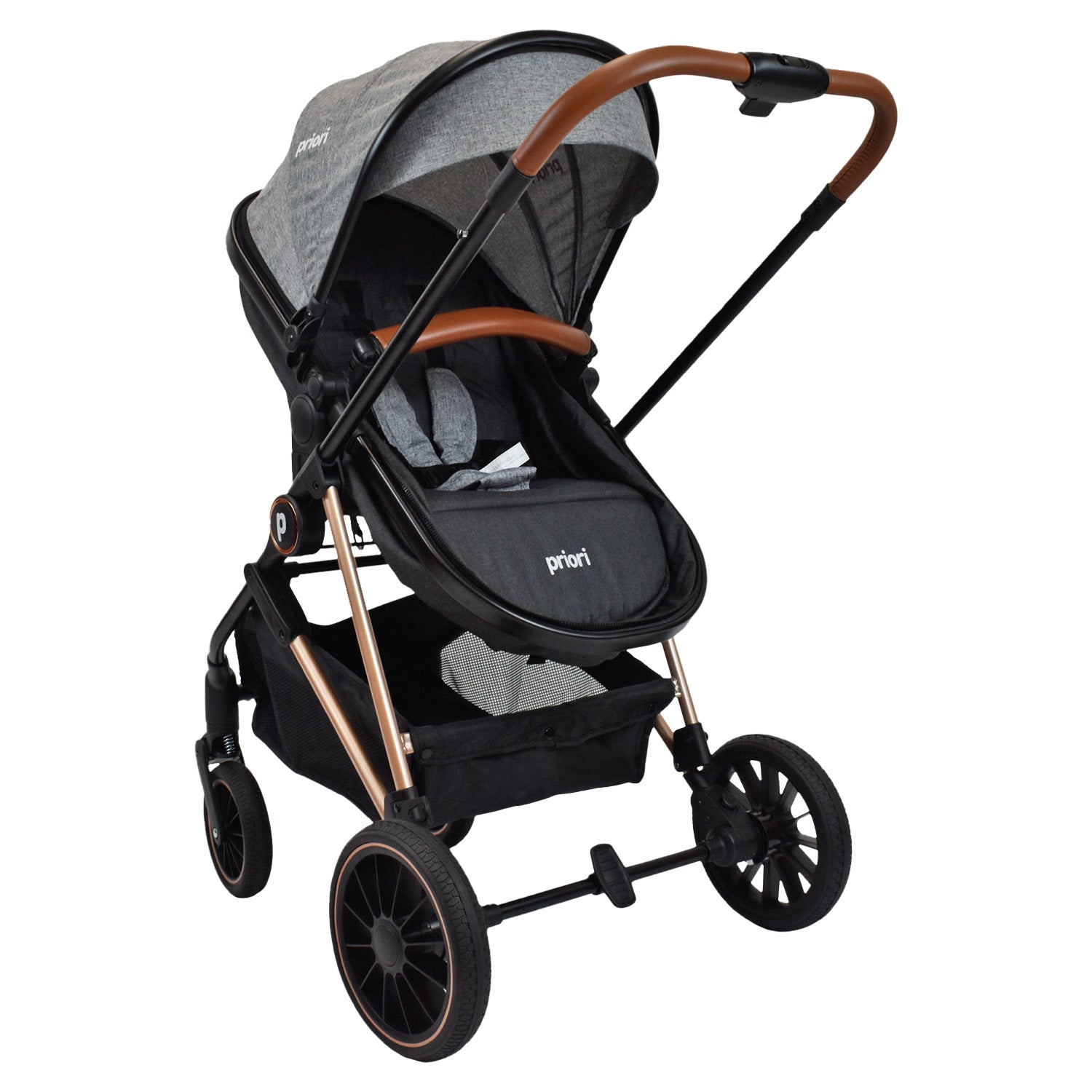 Coche Bebé Moises Priori Ana Gris