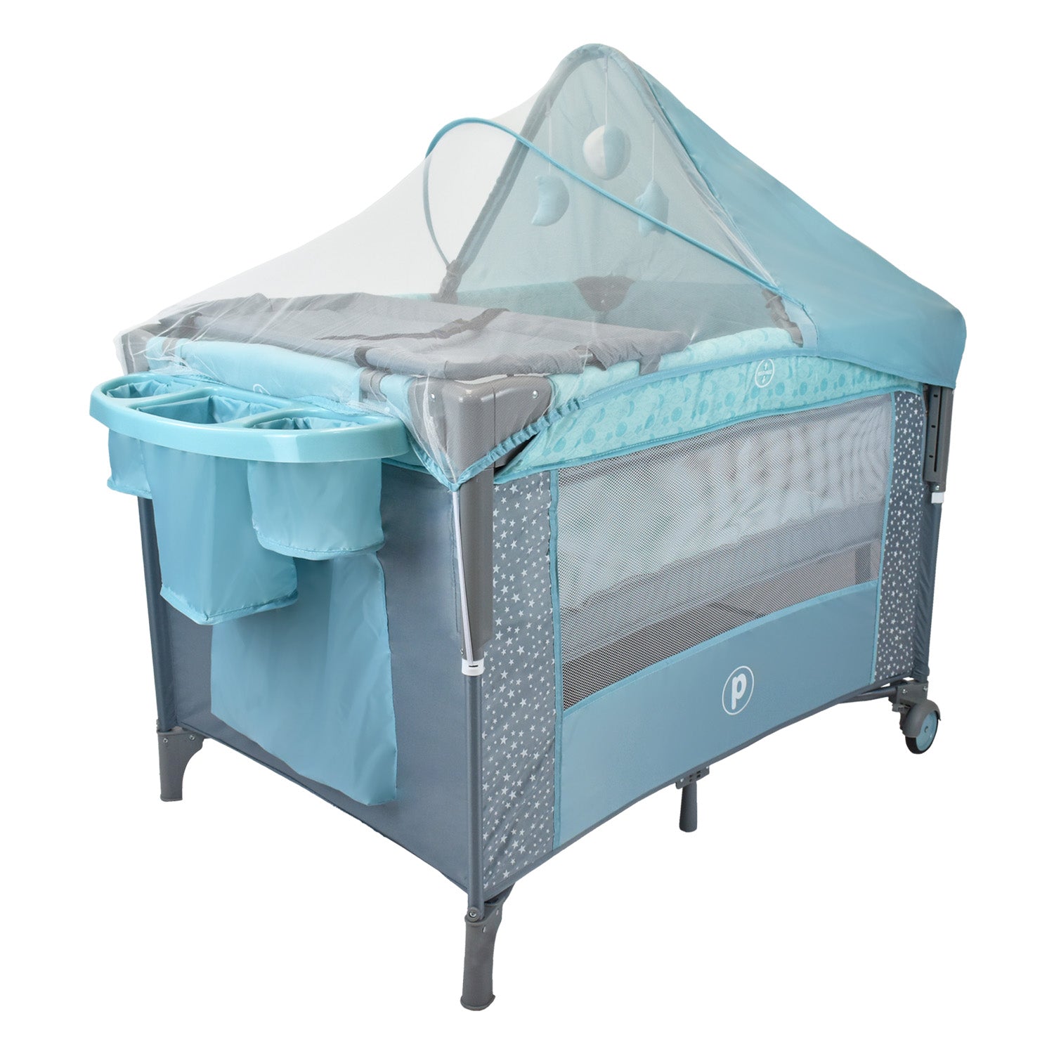 Cuna Colecho Bebe Priori Ariel Sky Celeste