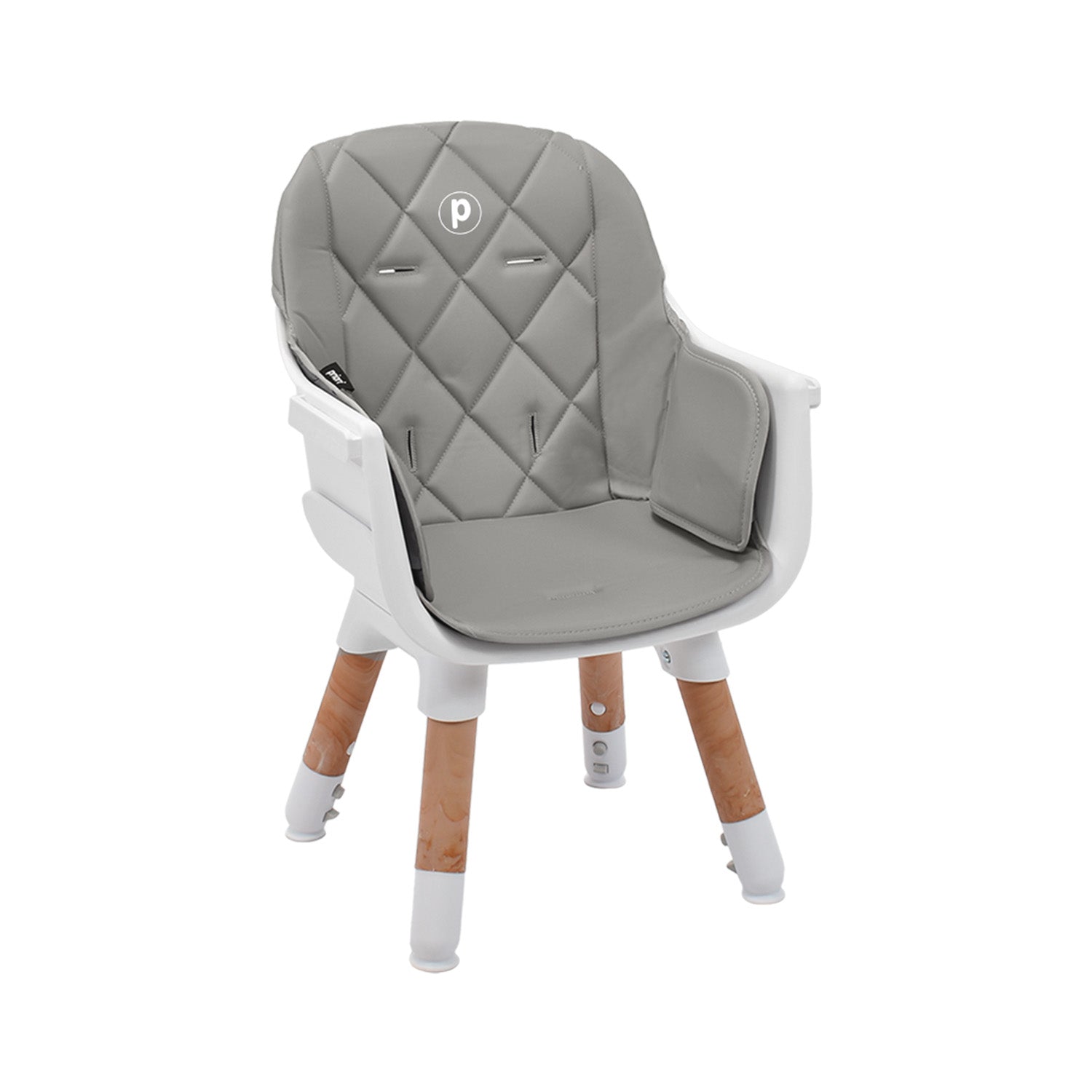 Silla Comedor Bebé 6 en 1 Mila Gris Priori
