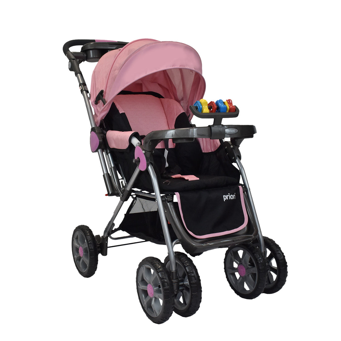 Coche Bebé Priori Supra Rosado