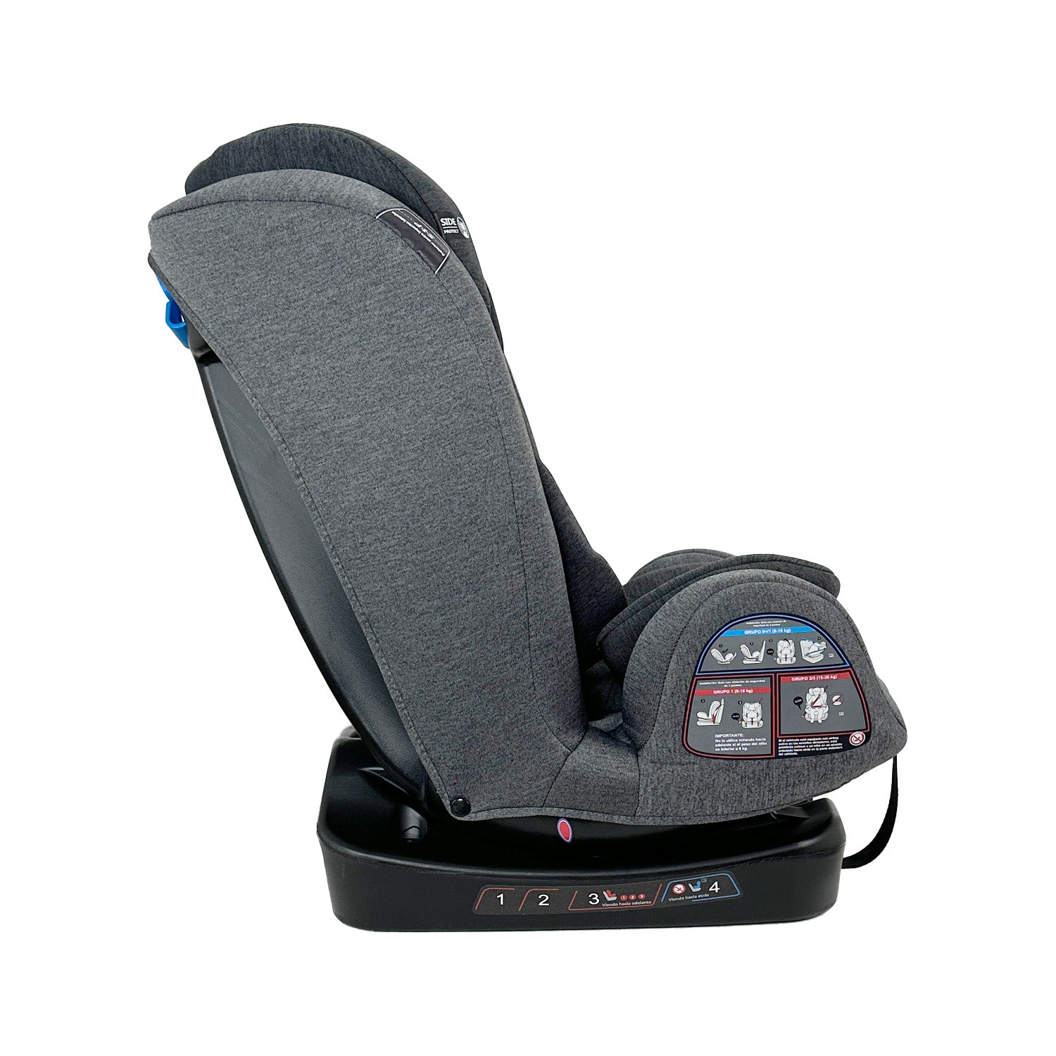 Silla para carro bebe Happy Baby Italia Gris