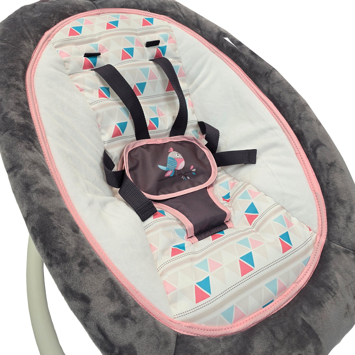 Silla Mecedora Bebé Plegable PB23103 Rosa Premium Baby