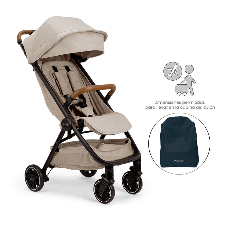Coche Bebe Nuna Ultracompacto Para Avión TRLV Hazelwood