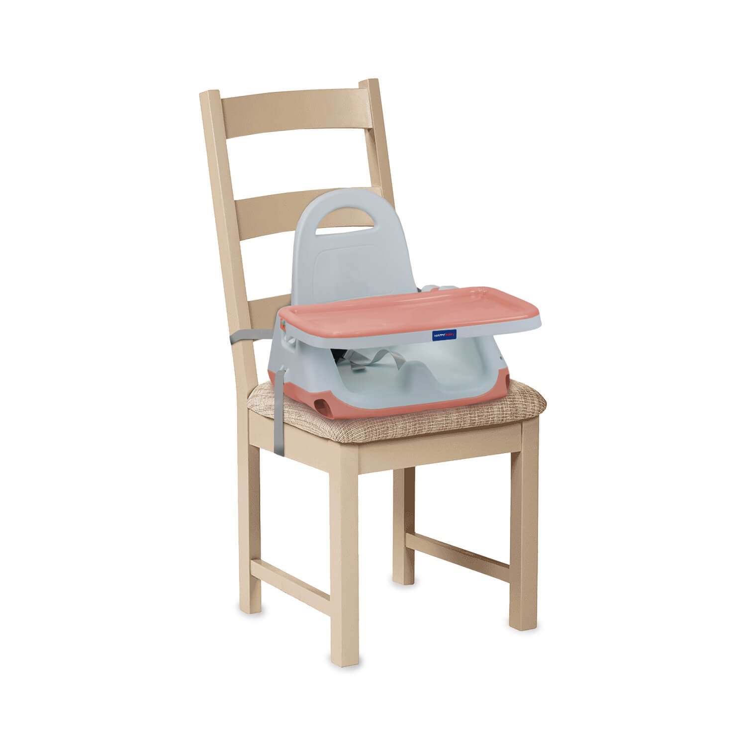 Silla Comedor Bebé 4en1 Navi Happy Baby Rosa