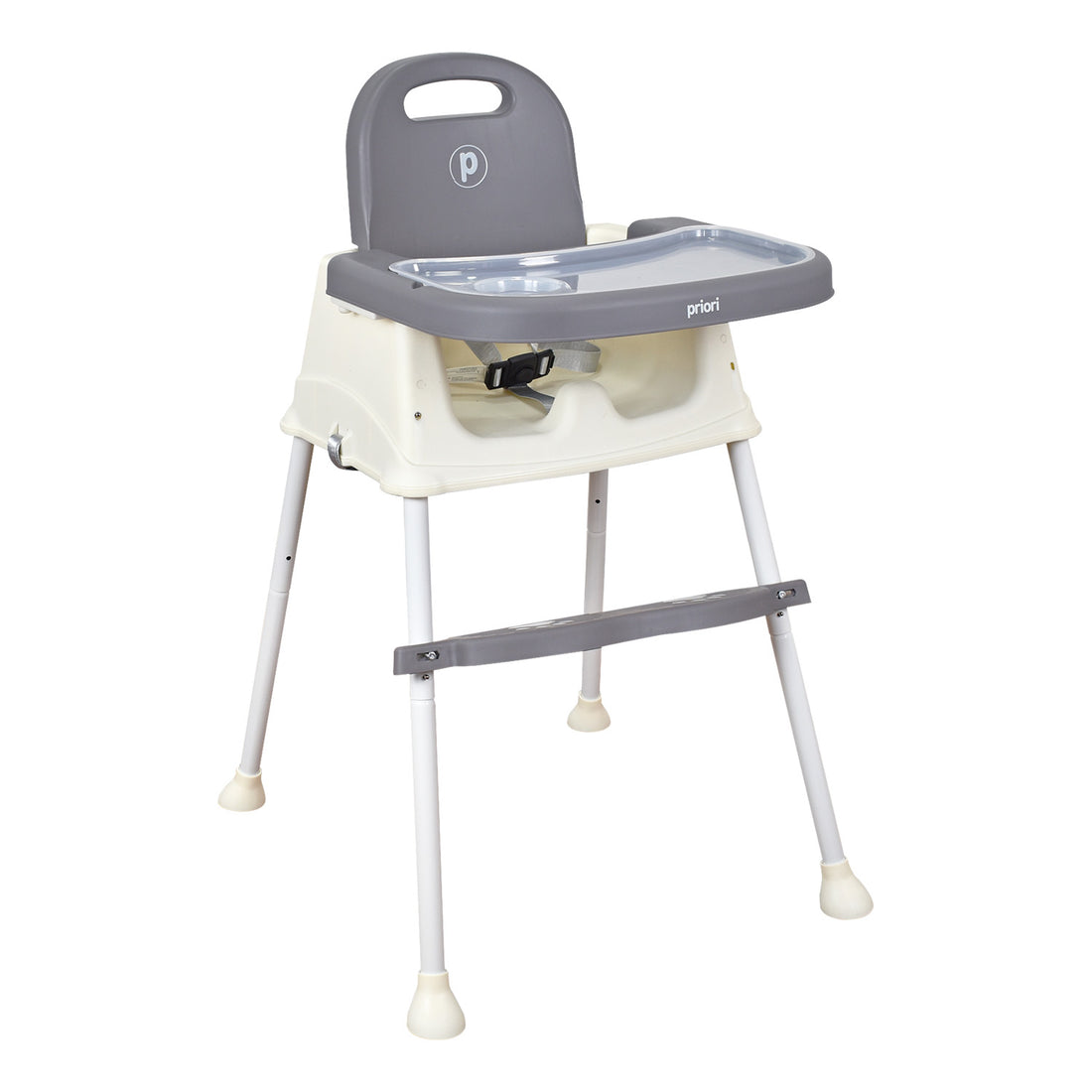 Silla Comedor Bebé 3 en1 Navy Priori Gris