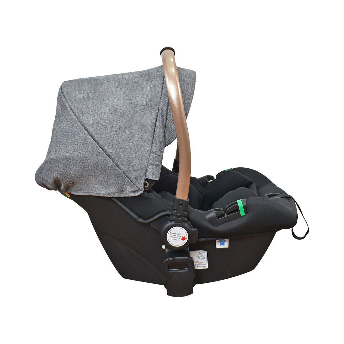 Coche Bebe 4 en 1 Travel System Cris Priori Gris
