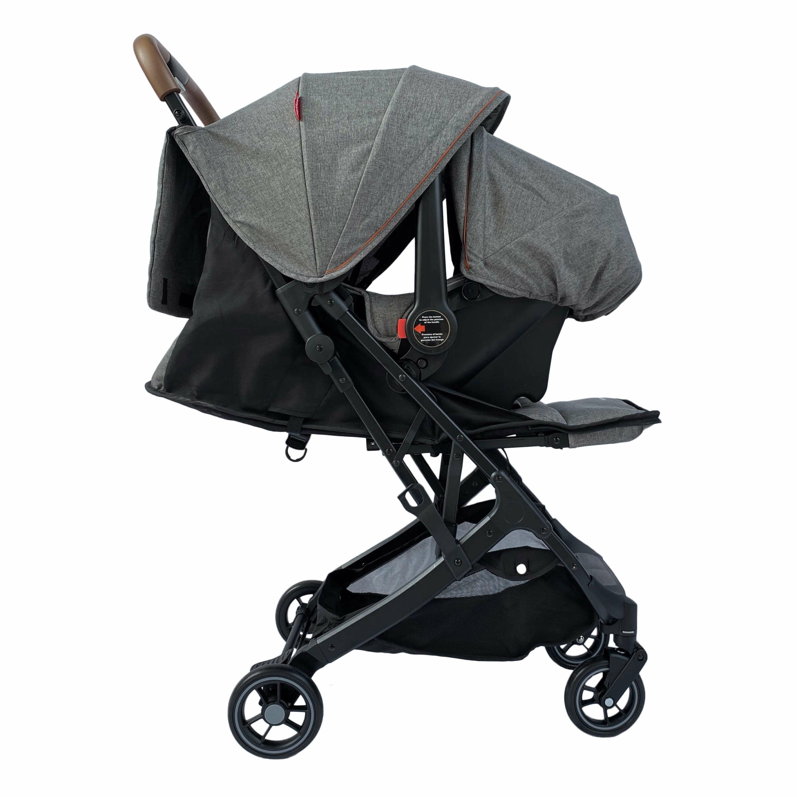 Coche Bebe Fisher Price TS Tipo Maleta Confort Gris