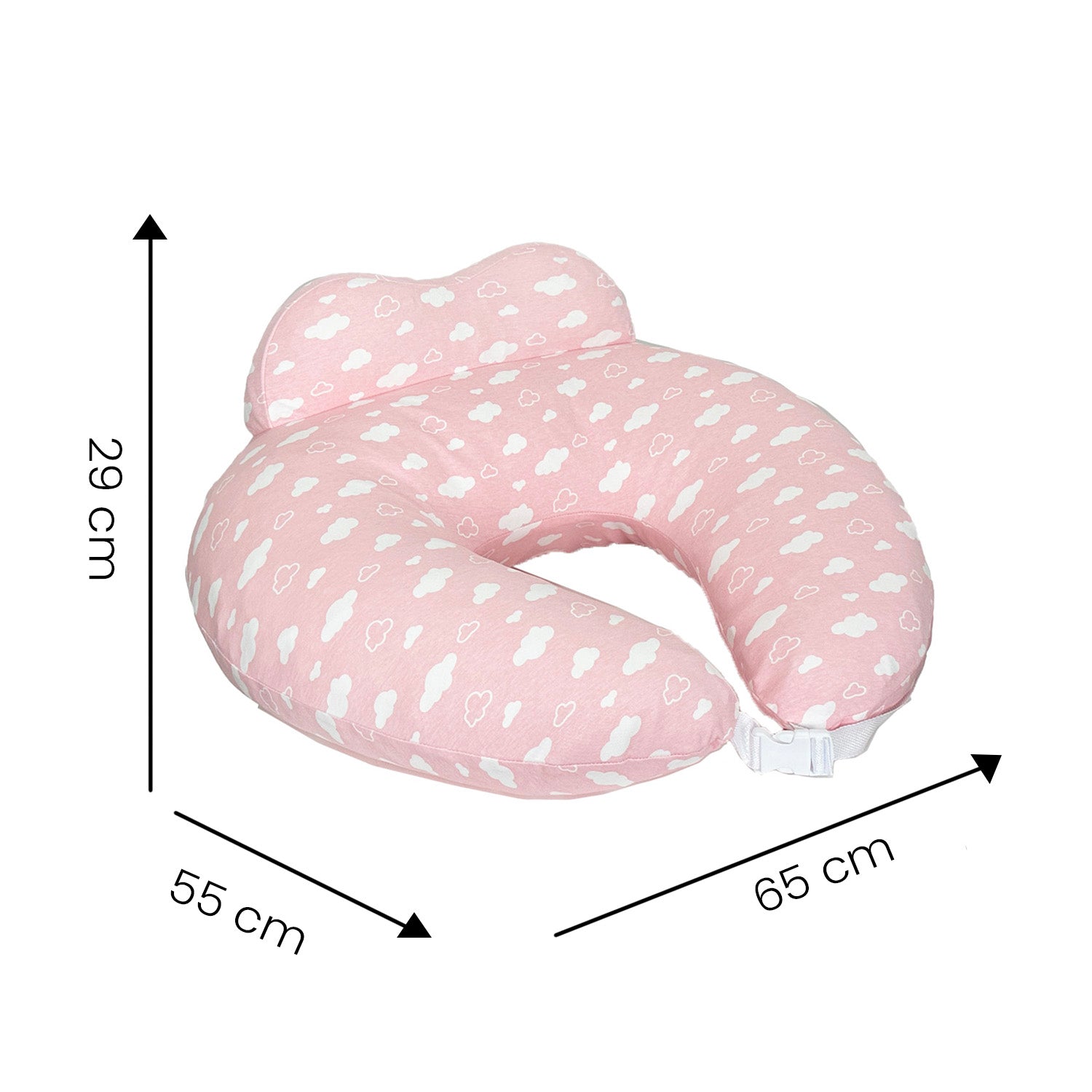 Almohada de lactancia Rosa Premium Baby PB2517
