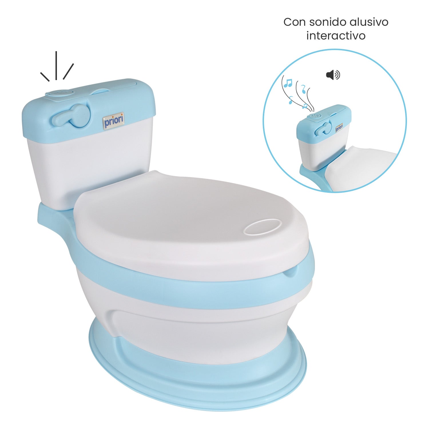 Baño Entrenador Infantil Priori Bari Plus Azul