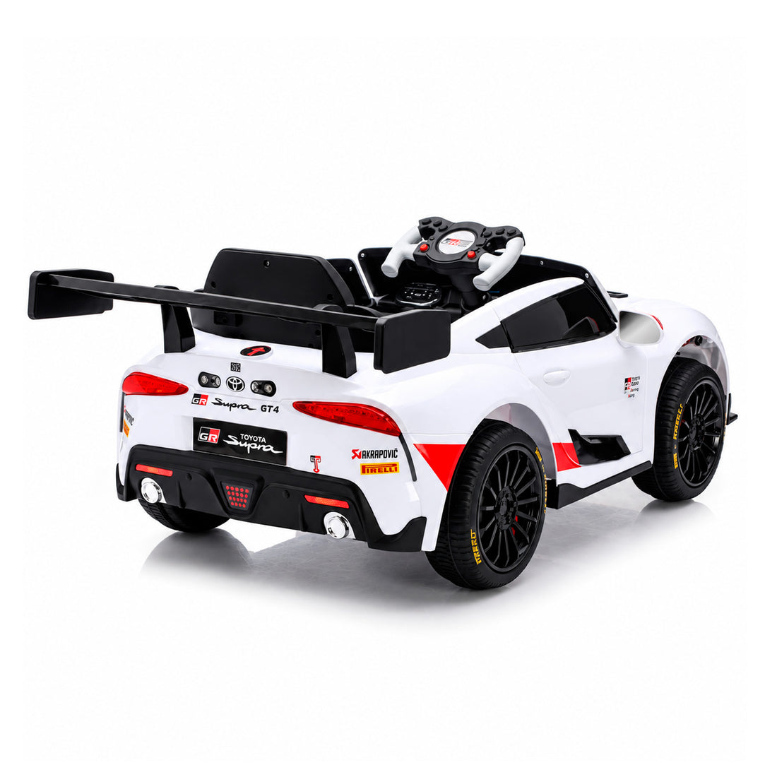 Carro Electrico Niño Niña Montable Deportivo BB2036 Blanco 6V
