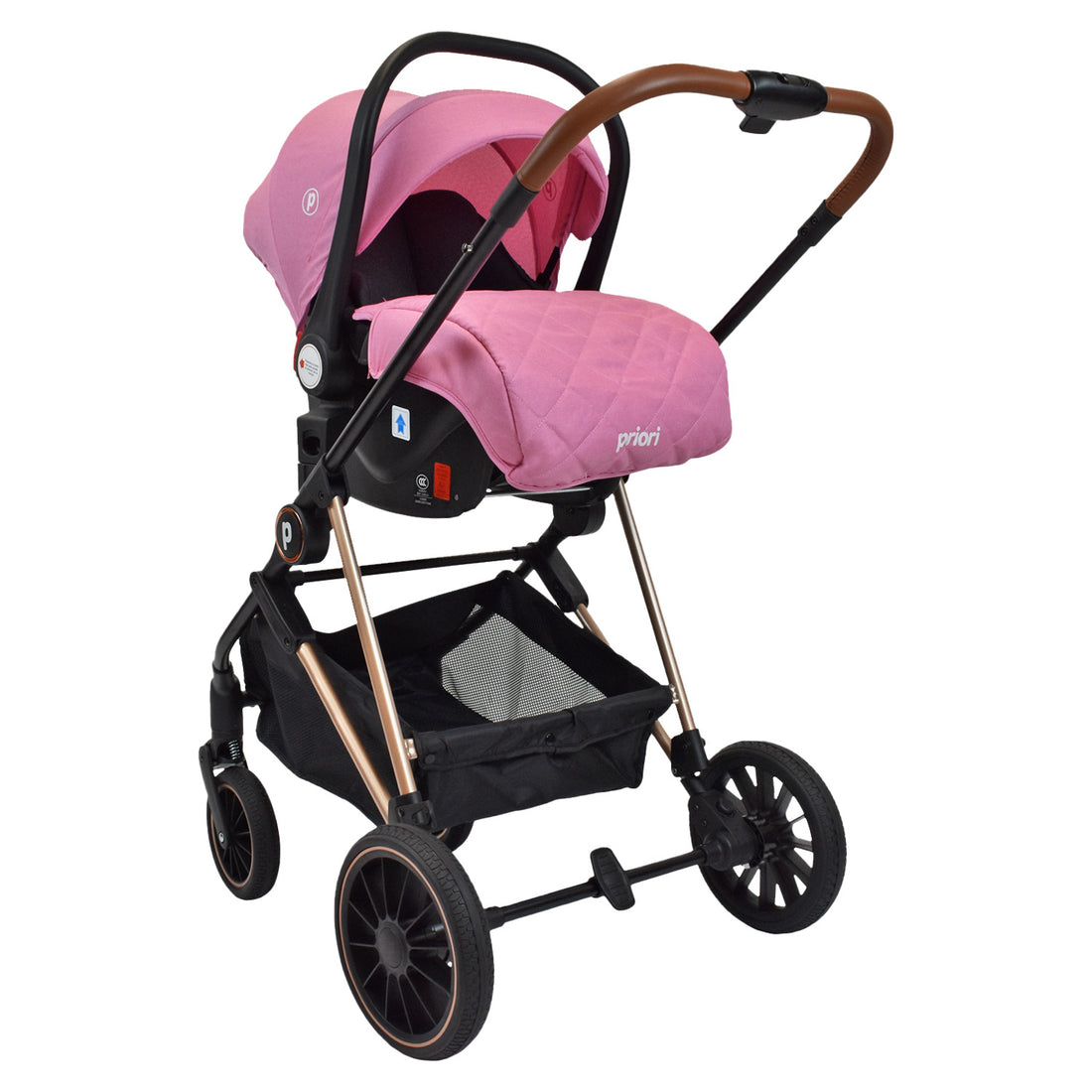 Coche Bebé Moisés Priori Ana Ts Rosado