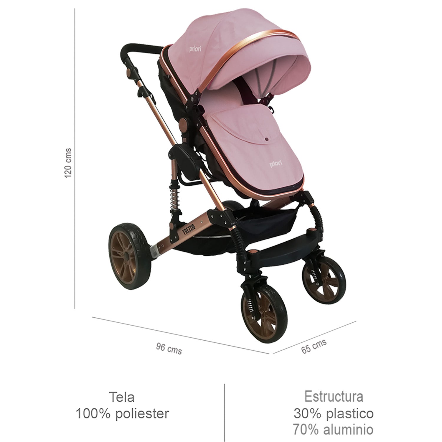 Coche bebe FREZZIO Priori Moises Rosa