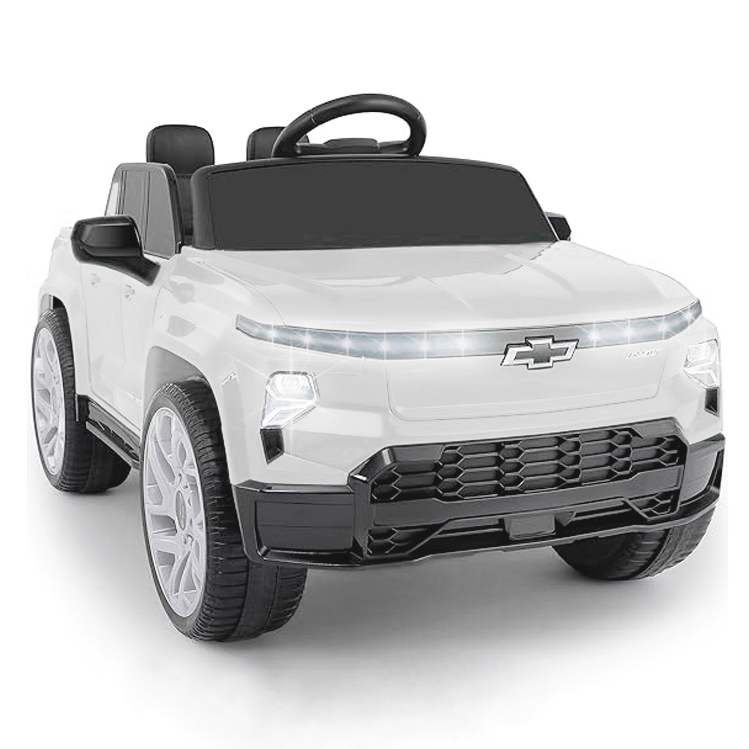 Carro Electrico Niño Niña Montable Chevrolet HB1188 Blanco