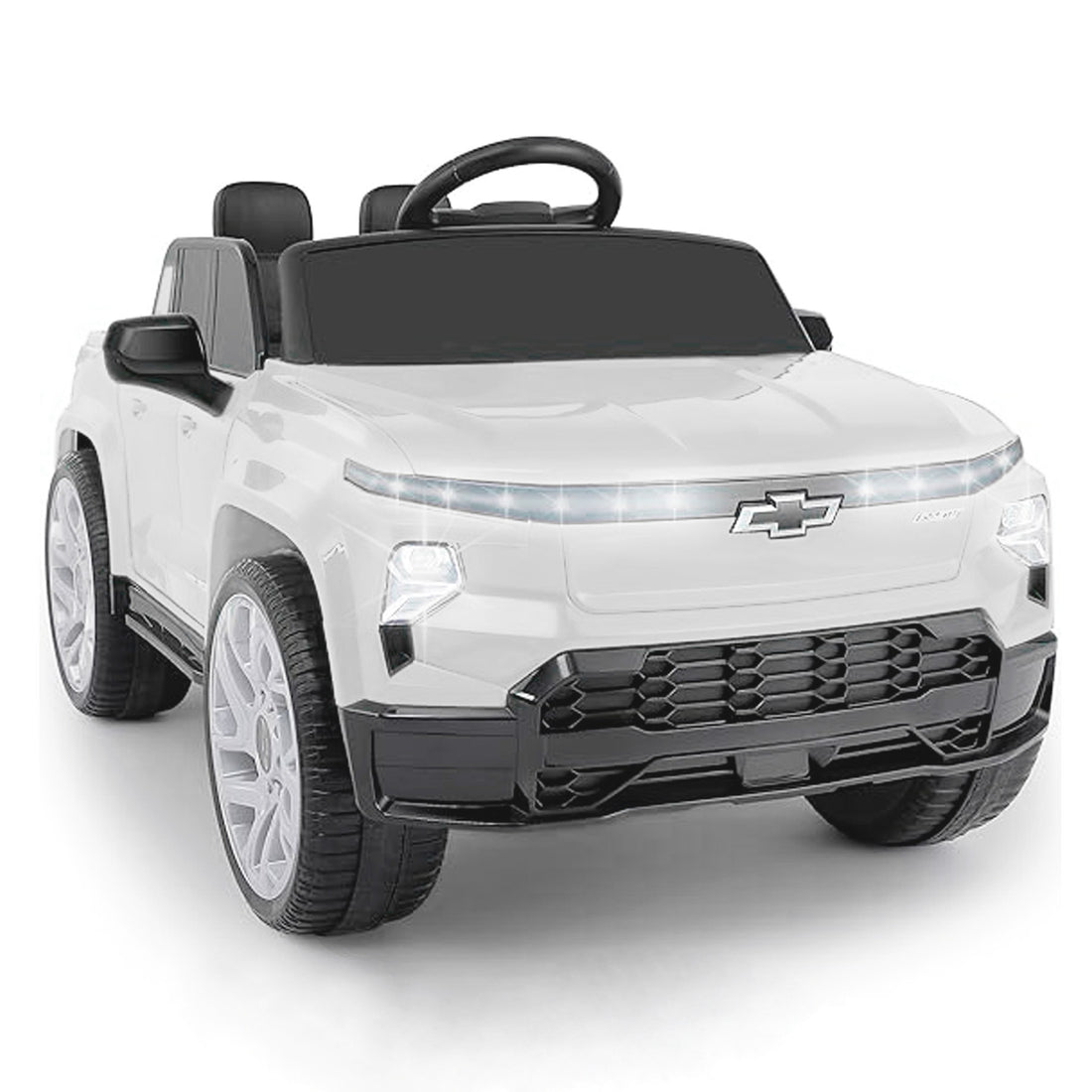 Carro Electrico Niño Niña Montable Chevrolet HB1188 Blanco