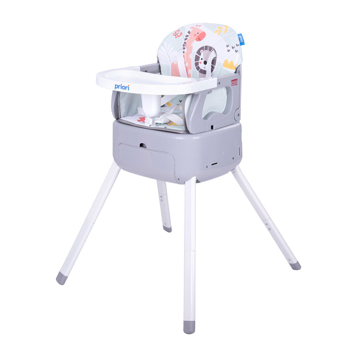 Silla Comedor Bebé 3 en1 Bony Priori Gris