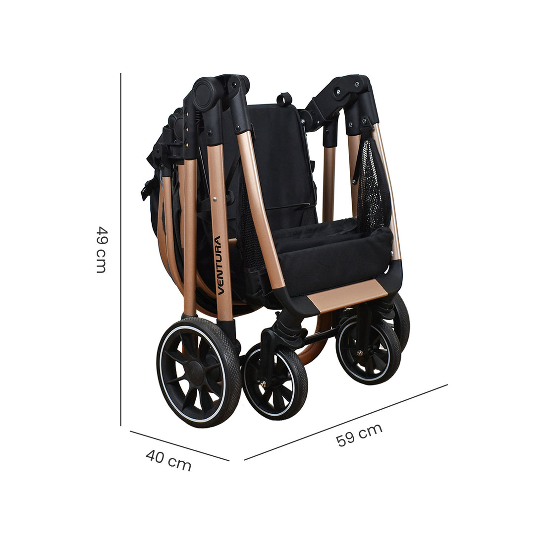 Coche Bebe Travel system Ventura Priori Negro