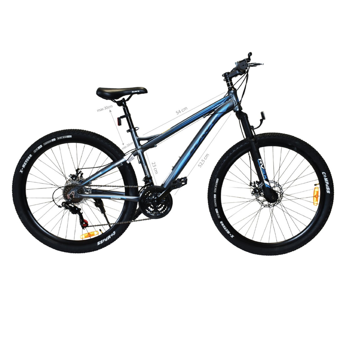 Bicicleta Rave Azul MTB Aro 27.5" de 21 Velocidades